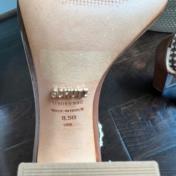 {Schutz} Floriza Braided Block Heel - Picture 6 of 10